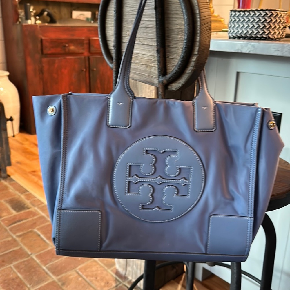 Tory Burch Blue Tote Bag